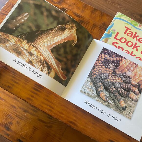 Vintage 90s Bundle of 2 Snakes & Lizards Paperback Books - Picture 4 of 8